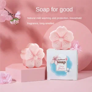 Cherry Blossom Perfume Soap Bath Soap Facial Cleansing and Makeup Removing Hand Soap