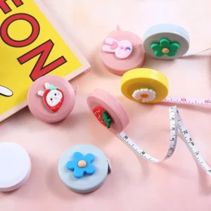 150cm Mini Tape Meter Tape Tailor Ruler Keychain Measuring Tape Clothing Size Tapes Measure Portable Sewing Tools Accessoriess