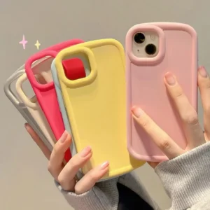 Luxury Matte Soft Candy Phone Case For iPhone 14 13 12 11 Pro Max Plus X Xs XR Max Shockproof Bumper Soft Silicone Cases Cover